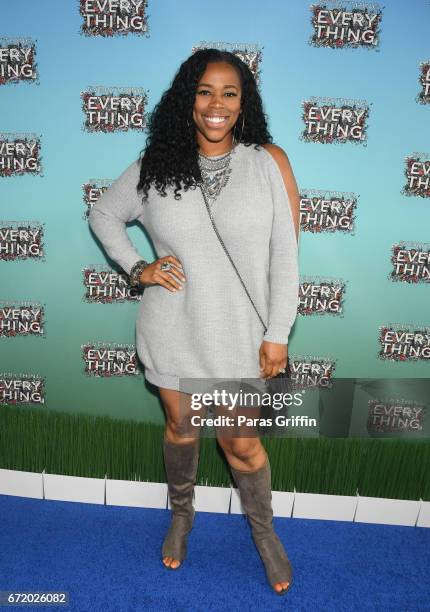 Singer Nicci Gilbert attends "Everything, Everything" Screening and Brunch at W Hotel Atlanta Midtown on April 23, 2017 in Atlanta, Georgia.