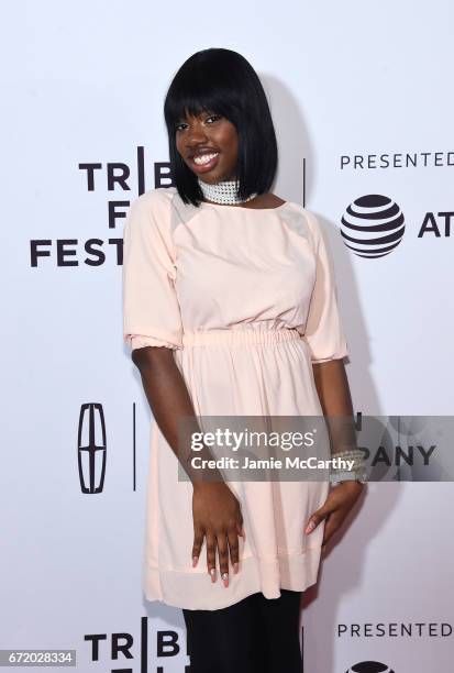 Daje Shelton attends "For Ahkeem" Premiere during the 2017 Tribeca Film Festival at Cinepolis Chelsea on April 23, 2017 in New York City.