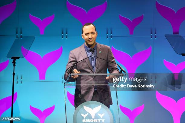 Tony Hale presents at the The 9th Annual Shorty Awards on April 23, 2017 in New York City.