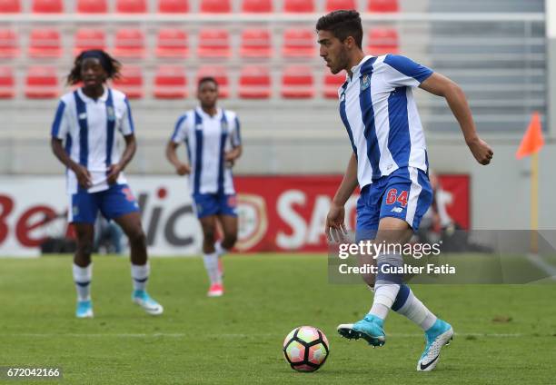 Jorge Fernandes of FC Porto B in action during the Segunda Liga match between SL Benfica B and FC Porto B at Caixa Futebol Campus on April 23, 2017...