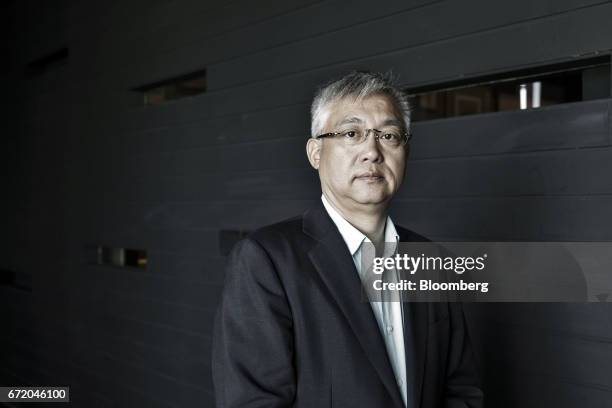 Zhang Yichen, chairman of Citic Capital Holdings Ltd., poses for a photograph following a a Bloomberg Television interview on the sidelines of the...