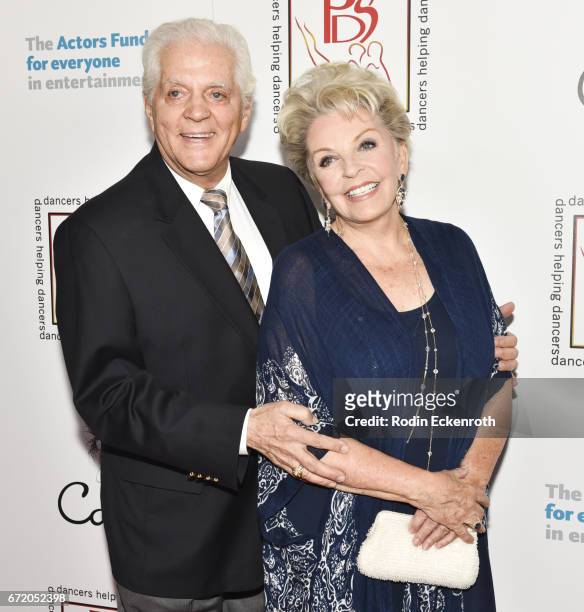 Actors Bill Hayes and Susan Seaforth Hayes attends the 30th Annual Gypsy Awards Luncheon at The Beverly Hilton Hotel on April 23, 2017 in Beverly...
