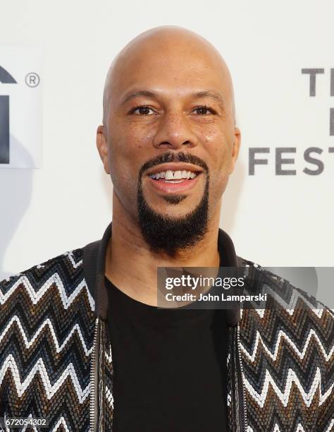 Common attends Tribeca Talks: Storytellers: Common With Nelson George during the 2017 Tribeca Film Festival -at Spring Studios on April 23, 2017 in...