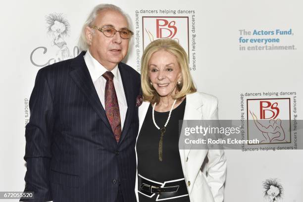 Writer Stephen Maitland-Lewis and PDS Chair Joni Berry attend the 30th Annual Gypsy Awards Luncheon at The Beverly Hilton Hotel on April 23, 2017 in...