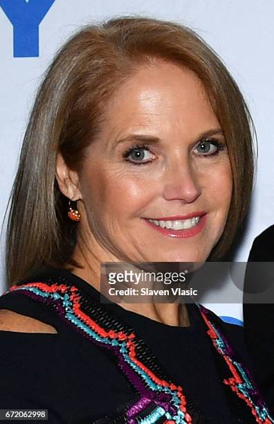 Journalist Katie Couric attends 92Y's event "Sheryl Sandberg And Adam Grant In Conversation With Katie Couric" at 92nd Street Y on April 23, 2017 in...