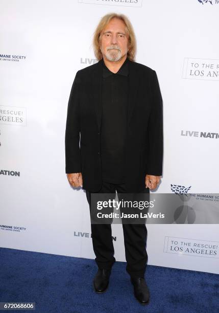 Geezer Butler of Black Sabbath attends Humane Society of The United States' annual To The Rescue! Los Angeles benefit at Paramount Studios on April...