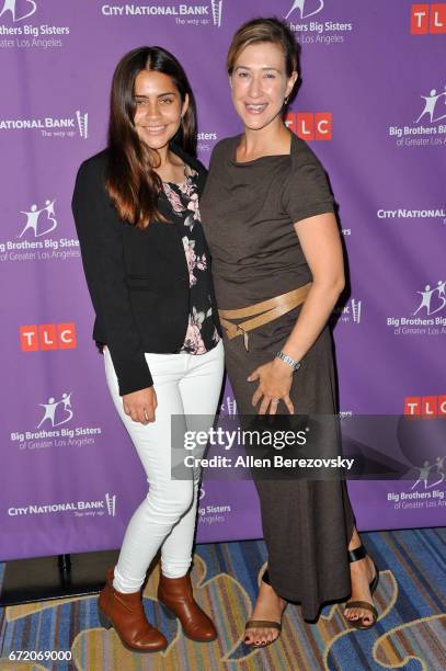 President of Paramount Television Amy Powell and her little sister attend Big Brothers Big Sisters of Greater Los Angeles' annual Accessories for...