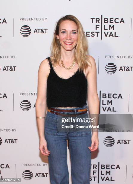 Annie McCain Engman attends Tribeca TV: Pilot Season "Black Magic For White Boys" showing during the 2017 Tribeca Film Festival at Cinepolis Chelsea...