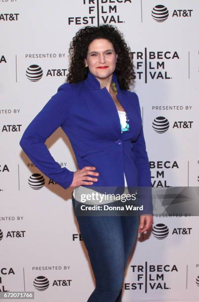 Maddie Shapiro attends Tribeca TV: Pilot Season "Black Magic For White Boys" showing during the 2017 Tribeca Film Festival at Cinepolis Chelsea on...