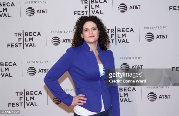 Maddie Shapiro attends Tribeca TV: Pilot Season "Black Magic For White Boys" showing during the 2017 Tribeca Film Festival at Cinepolis Chelsea on...