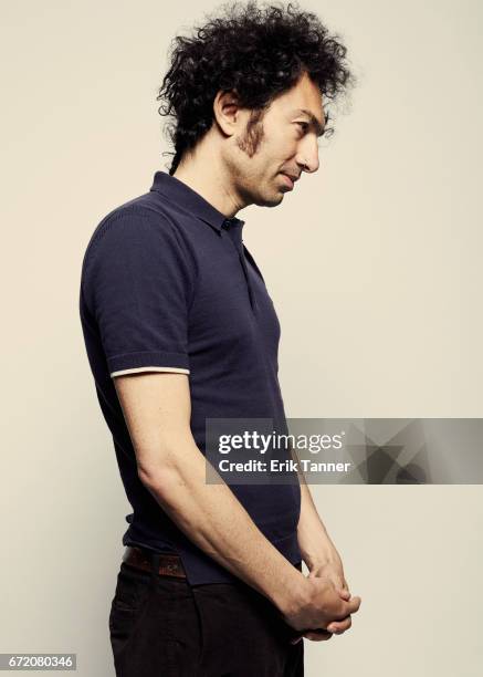 Director Azazel Jacobs from 'The Lovers' poses at the 2017 Tribeca Film Festival portrait studio on April 23, 2017 in New York City.