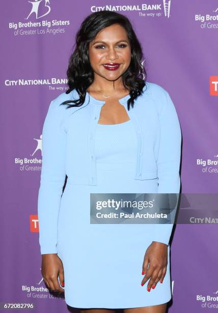 Actress Mindy Kaling attends the Big Brothers Big Sisters of greater Los Angeles' annual Accessories For Success spring scholarship luncheon at the...