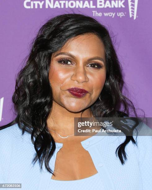 Actress Mindy Kaling attends the Big Brothers Big Sisters of greater Los Angeles' annual Accessories For Success spring scholarship luncheon at the...