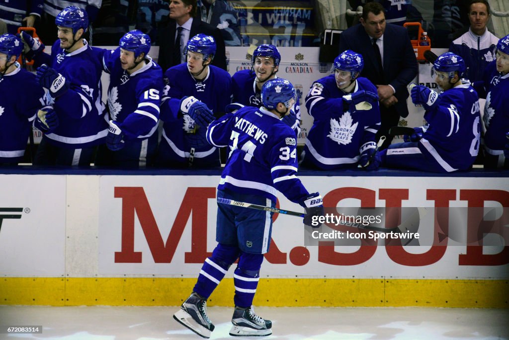 NHL: APR 23 Round 1 Game 6 - Capitals at Maple Leafs