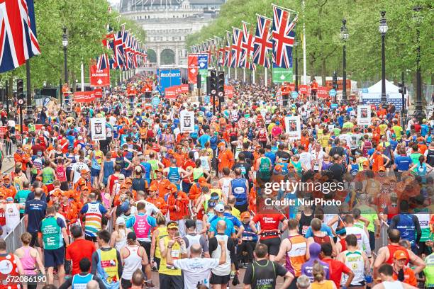 Over 40,000 people ranging from Athletes to non athletes to celebrities took part in the London Marathon which started at Blackheath and finished at...