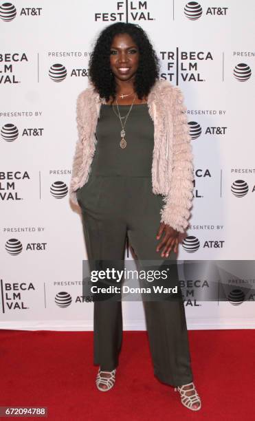 Actress Nicki Micheaux attends Tribeca TV: Pilot Season "Manic" showing during the 2017 Tribeca Film Festival at Cinepolis Chelsea on April 23, 2017...