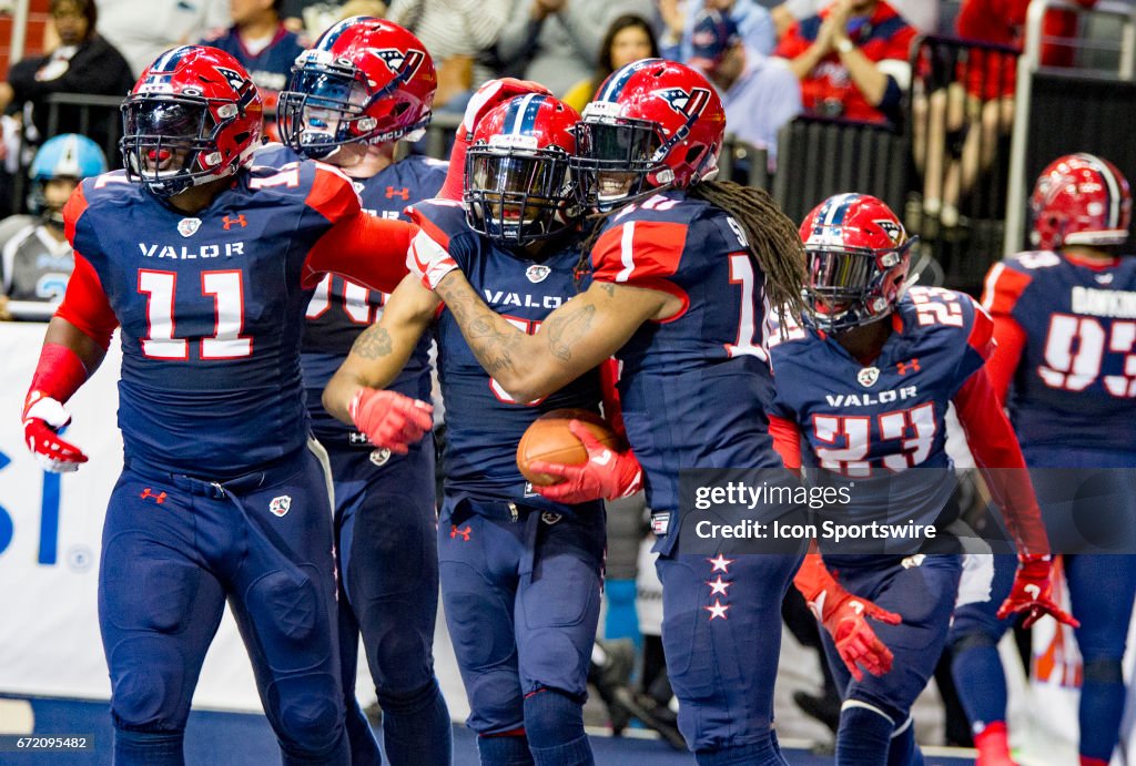 ARENA FOOTBALL: APR 22 Philadelphia Soul at Washington Valor
