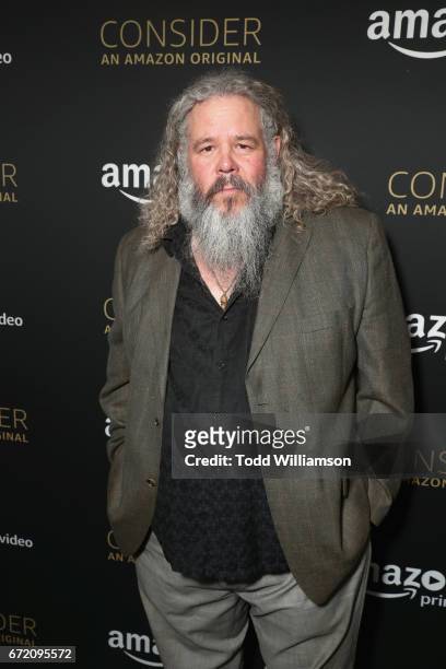 Actor Mark Boone Junior attends Amazon Original Series "Patriot" Emmy FYC Screening and Panel on April 23, 2017 at Hollywood Athletic Club in...