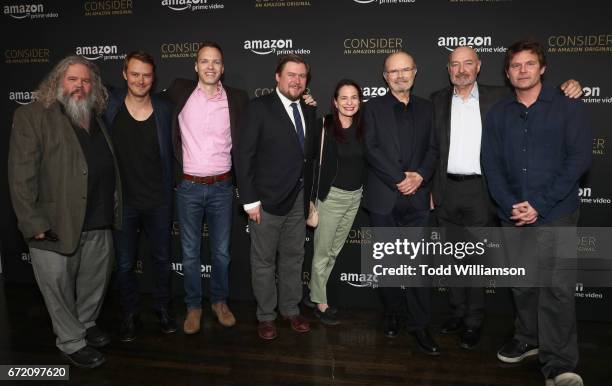 Actors Mark Boone Junior, Michael Dorman, Senior Development Executive, Drama, Amazon Studios Marc Resteghini, actors Michael Chernus, casting Donna...