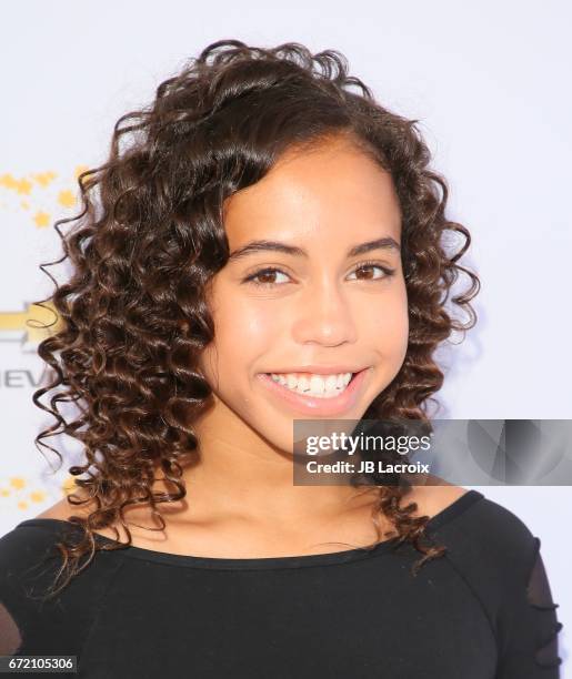 Asia Monet Ray attends the Safe Kids Day on April 23, 2017 in Culver City, California.