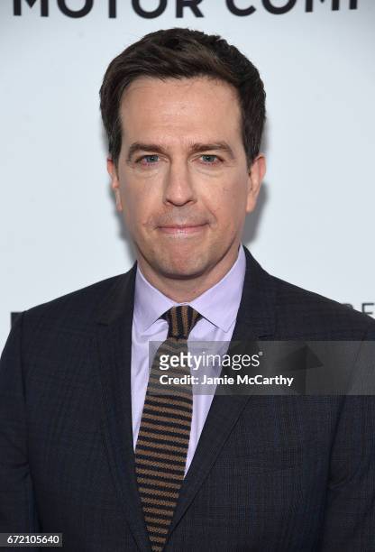 Producer Ed Helms attends "The Clapper" Premiere during the 2017 Tribeca Film Festival at SVA Theatre on April 23, 2017 in New York City.