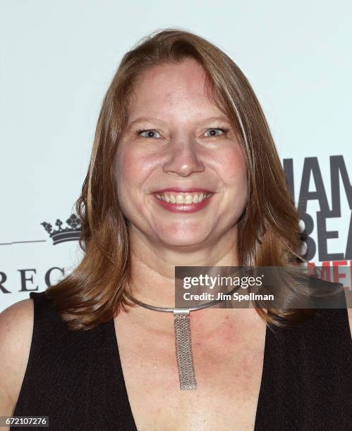 Co-producer Kathleen Squires attends the "James Beard: America's First Foodie" NYC premiere at iPic Fulton Market on April 23, 2017 in New York City.