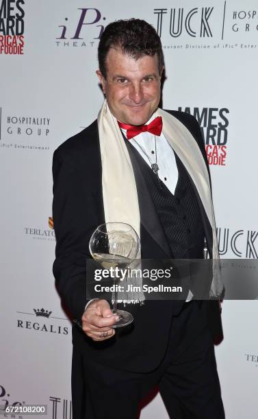 Co-producer Ronnie Rodriguez attends the "James Beard: America's First Foodie" NYC premiere at iPic Fulton Market on April 23, 2017 in New York City.