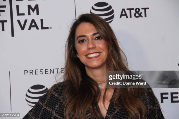 Actress Haroula Rose attends Tribeca TV: Pilot Season "Lost and Found" showing during the 2017 Tribeca Film Festival at Cinepolis Chelsea on April...