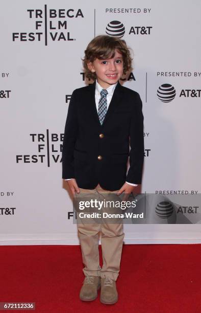Actor Peter Thompson attends Tribeca TV: Pilot Season "Lost and Found" showing during the 2017 Tribeca Film Festival at Cinepolis Chelsea on April...