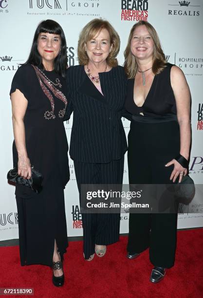 Director Beth Federici, president of the James Beard Foundation Susan Ungaro and Co-producer Kathleen Squires attend the "James Beard: America's...