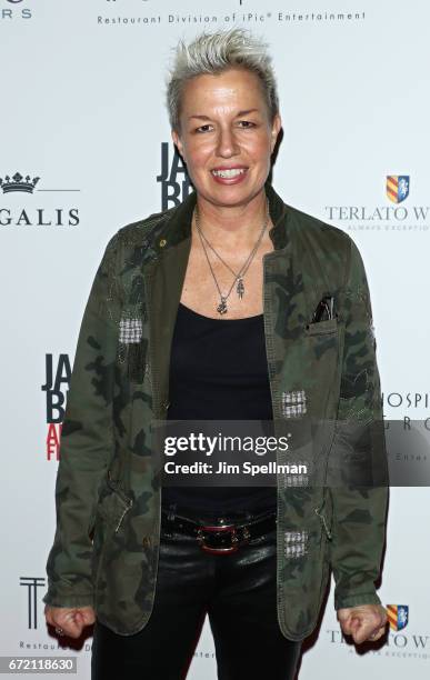 Chef Elizabeth Falkner attends the "James Beard: America's First Foodie" NYC premiere at iPic Fulton Market on April 23, 2017 in New York City.