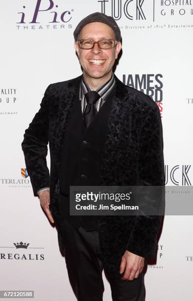 Adam Seger attends the "James Beard: America's First Foodie" NYC premiere at iPic Fulton Market on April 23, 2017 in New York City.