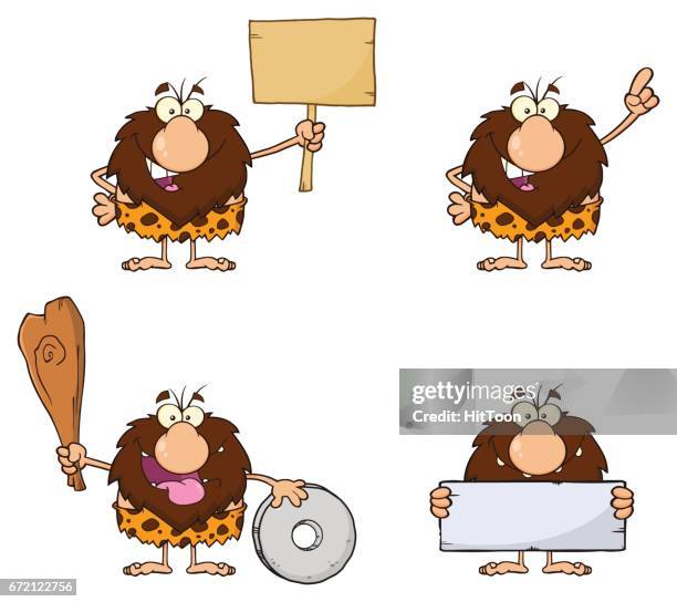 Dibujos Animados Cavernícola Macho Mascota Carácter 8 Sistema De La Colección Ilustración de stock - Getty Images Dibujos Animados Cavernícola Macho Mascota Carácter 8 Sistema De La Colección Ilustración de stock - Getty Images