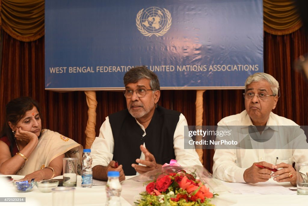 Indian Nobel Peace Shri Kailash Satyarthi in Kolkata