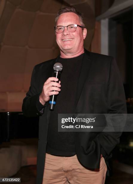 Eric Darnell attends the 2017 Tribeca Film Festival 'Rainbow Crow' premier party at the Top of the Standard on April 23, 2017 in New York City.