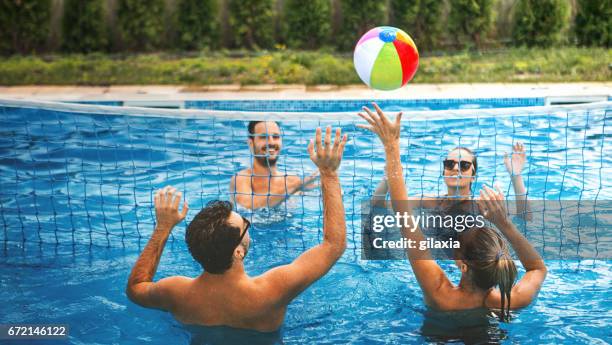 summer fun. - beach ball stock pictures, royalty-free photos & images