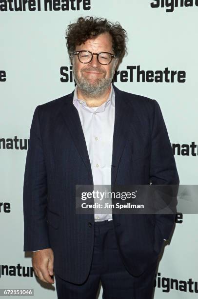 Writer/director Kenneth Lonergan attends the "The Antipodes" opening night party at Signature Theatre Company's Pershing Square Signature Center on...