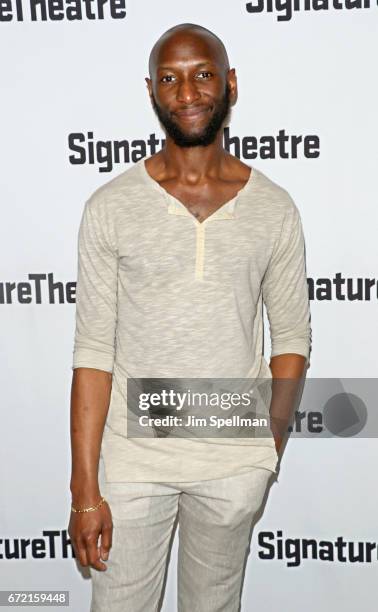 Actor Phillip James Brannon attends the "The Antipodes" opening night party at Signature Theatre Company's Pershing Square Signature Center on April...