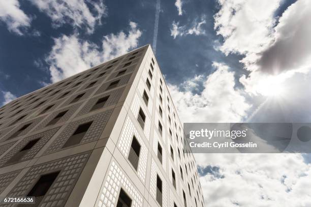 stadtbibliothek stuttgart - stuttgart library stock pictures, royalty-free photos & images