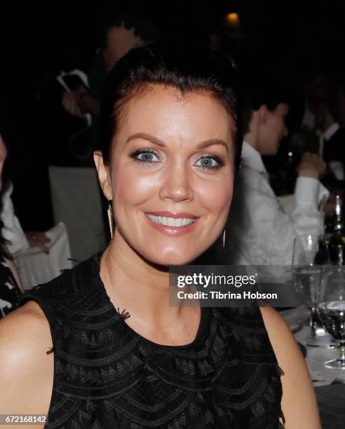 Bellamy Young attends the Humane Society's annual 'To The Rescue' Gala on April 22, 2017 in Los Angeles, California.