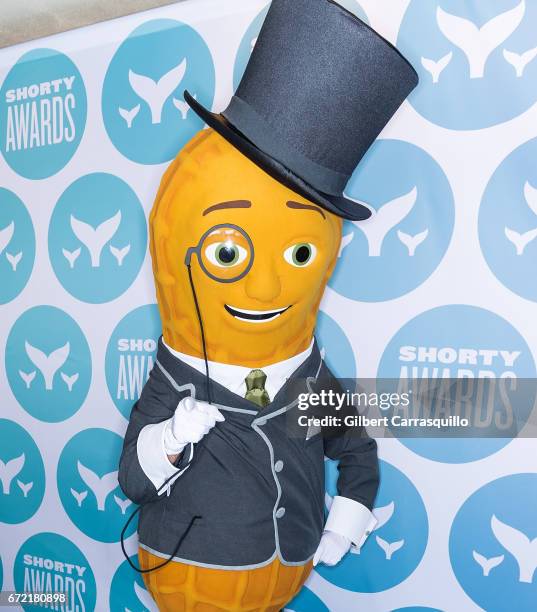 Mr. Peanut attends the 9th Annual Shorty Awards at PlayStation Theater on April 23, 2017 in New York City.