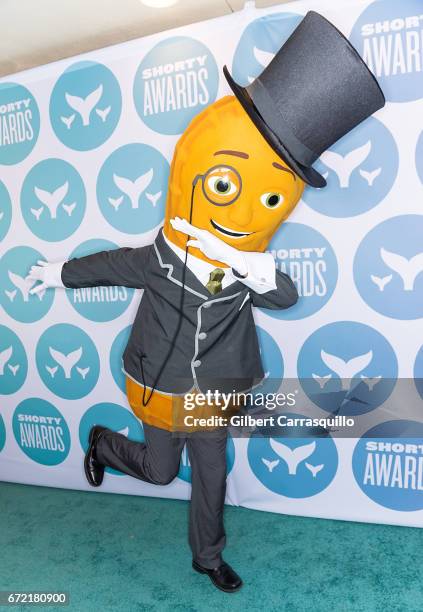 Mr. Peanut attends the 9th Annual Shorty Awards at PlayStation Theater on April 23, 2017 in New York City.