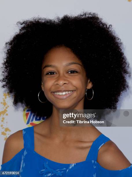 Brianna Reed attends the Safe Kids Day at Smashbox Studios on April 23, 2017 in Culver City, California.