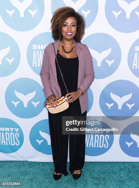 Akilah Hughes attends the 9th Annual Shorty Awards at PlayStation Theater on April 23, 2017 in New York City.