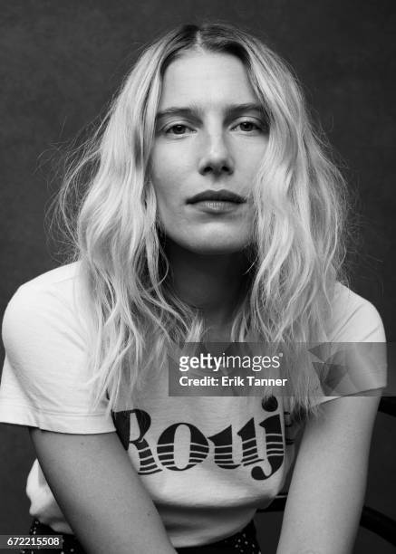 Actress Dree Hemingway from 'Love After Love' poses at the 2017 Tribeca Film Festival portrait studio on on April 22, 2017 in New York City.