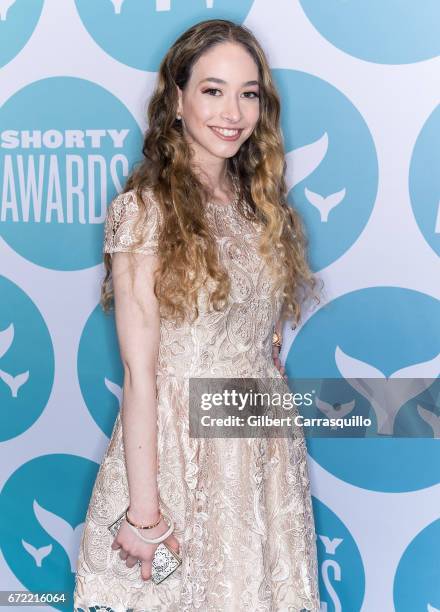 Makeup Artist Sasha Anne attends the 9th Annual Shorty Awards at PlayStation Theater on April 23, 2017 in New York City.