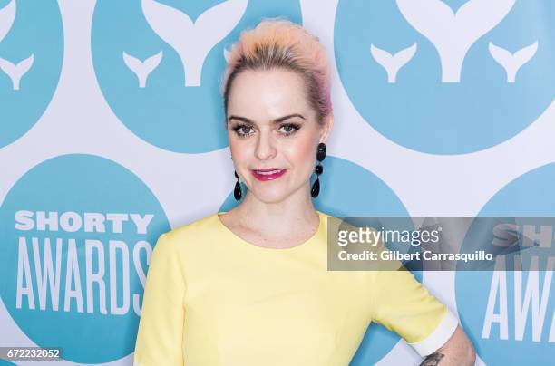 Actress Taryn Manning attends the 9th Annual Shorty Awards at PlayStation Theater on April 23, 2017 in New York City.