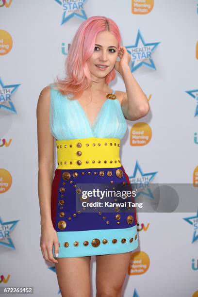 Pixie Lott attends the Good Morning Britain Health Star Awards at the Rosewood Hotel on April 24, 2017 in London, United Kingdom.