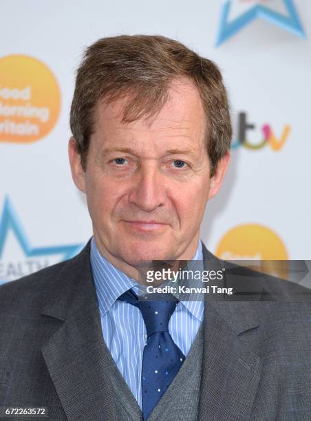 Alastair Campbell attends the Good Morning Britain Health Star Awards at the Rosewood Hotel on April 24, 2017 in London, United Kingdom.