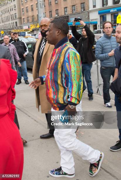 Actor/Comedian Tracy Morgan is sighted in Chelsea attending the Tribeca Film Festival on April 23, 2017 in New York City.
